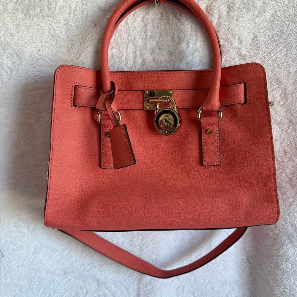Michael Kors Coral 2 Way Satchel